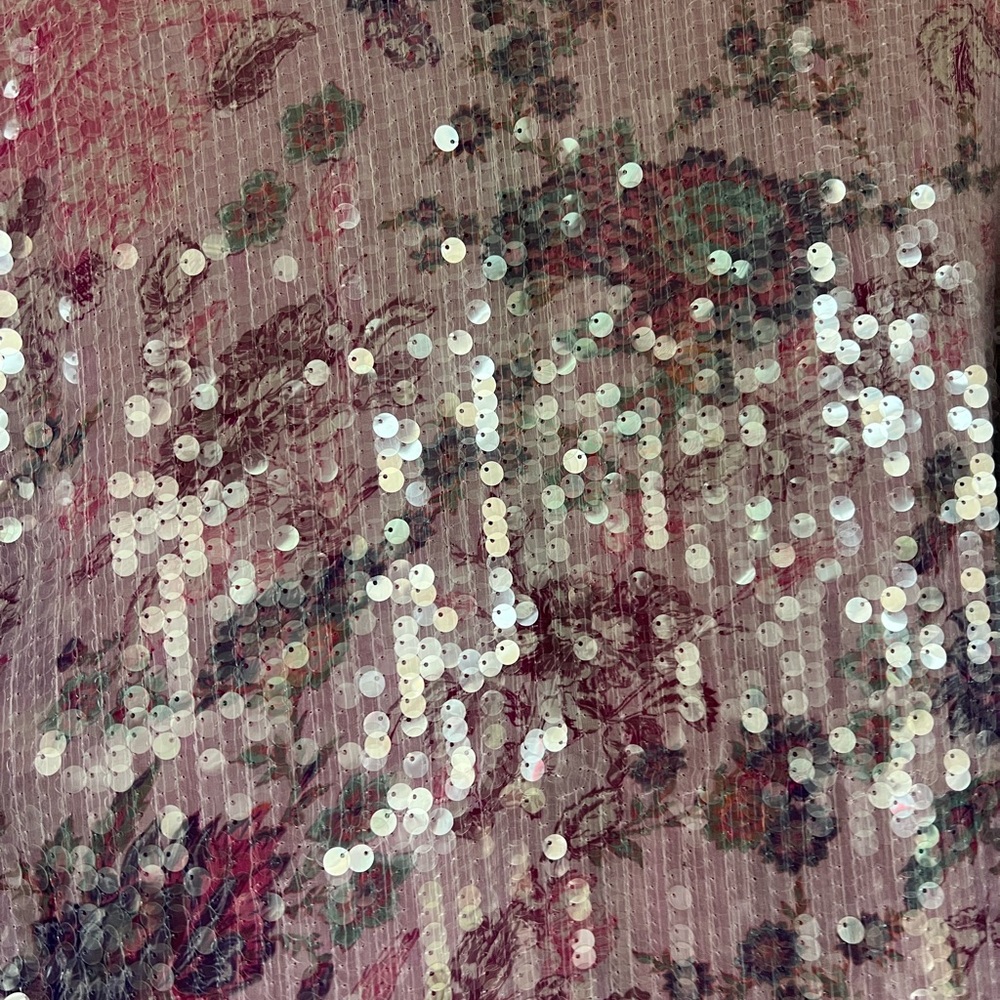 FREE PEOPLE velvet and sequin duster - Picture 5 of 8